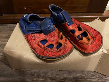 Papučky baby bare 28 spiderman, baby bare shoes,28
