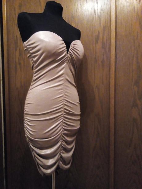 Zlate šaty tally weijl, tally weijl,s