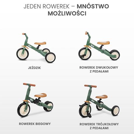 Toyz detské odrážadlo/trojkolka fox 4v1 beige,