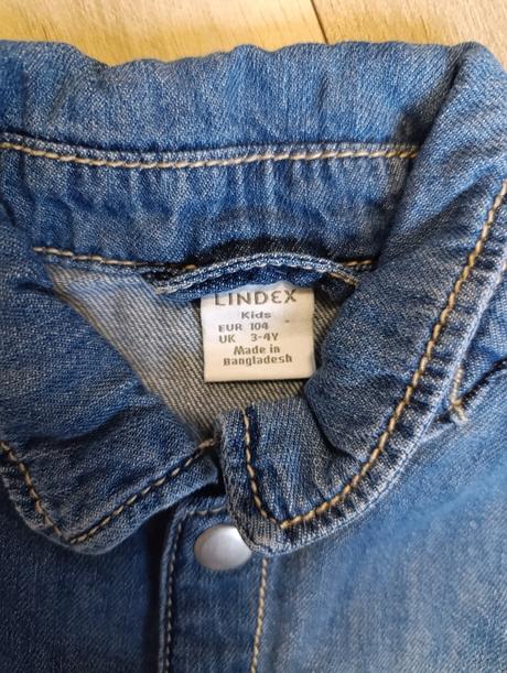 Lindex džínsová košeľa, lindex,104