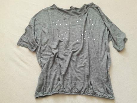 Sede tricko, volny strih, george,l