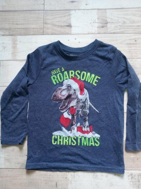 Vianocné tričko dino, primark,110