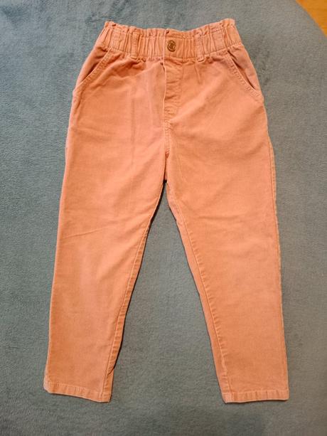 Menčestrové nohavice, h&m,110