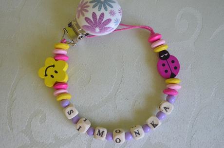 Retiazka na cumlik s menom dietatka,