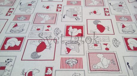 Bavlna na režnom podklade - cena za 10 cm, 