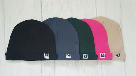 Rebrovaná čiapka, úplet široké rebro, tenká, <50 - xxxl