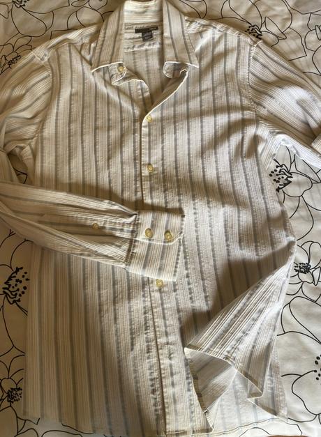 Kvalitná košeľa zn. h&m - jemný pásik v. m, h&m,m