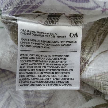 Ľanová letná blúzka, c&a,44