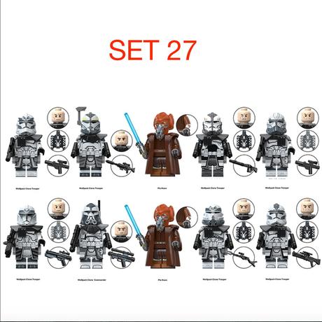 Rôzne figúrky star wars 8 (8ks) typ lego - nové,