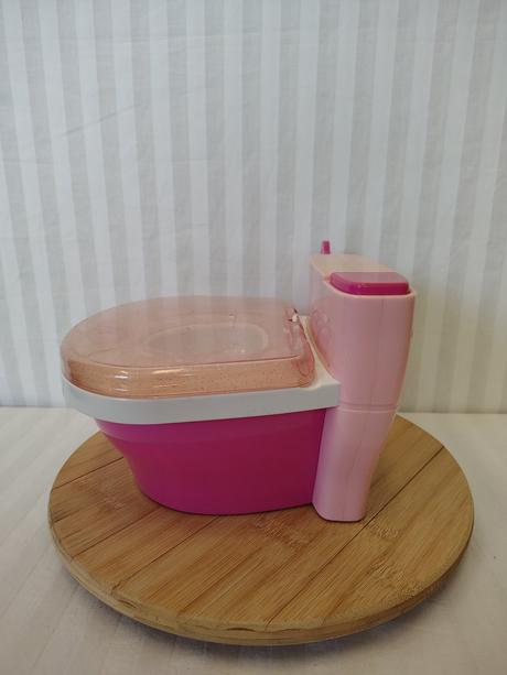 Interaktívna toaleta zvukové efekty, baby born,