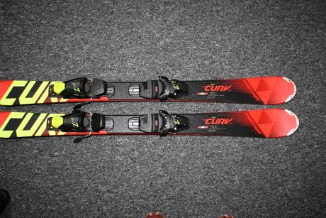 Lyže fischer rc4 110 cm , drevene jadro, fischer,110-119 cm