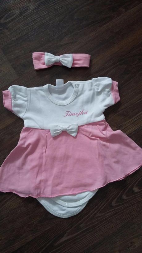 Laura - šaty s krátkym rukávom (body), bess,62