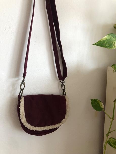 Bordová kabelka/ detská bordová kabelka, 