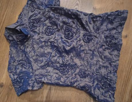 Blúzka zlato modrá, m