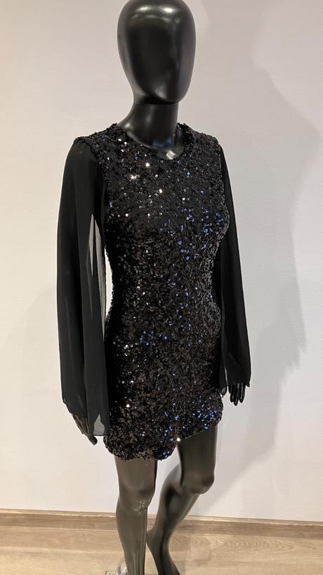 Flitrované elegantné šaty, m / s