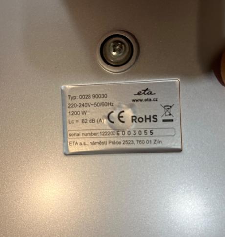Eta gratus 0028 90030 kuchynský robot, eta