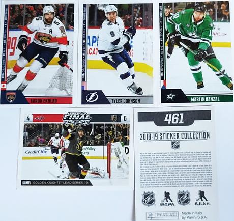 Nálepky - panini - nhl 2018 - 2019,