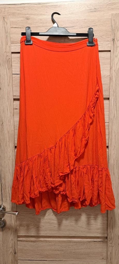 Sukňa s volánom, h&m,38