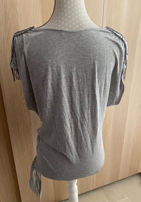 Tričko s korálkami liu jeans s/m, liu jo,s