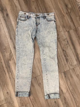 Strečové rifle veľ.28, denim,28