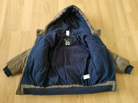 Chlapčenská zateplená prechodná bunda veľ. 92, baby club,92