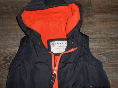 Nutmeg vesta bez rukavov 92-98, nutmeg,92