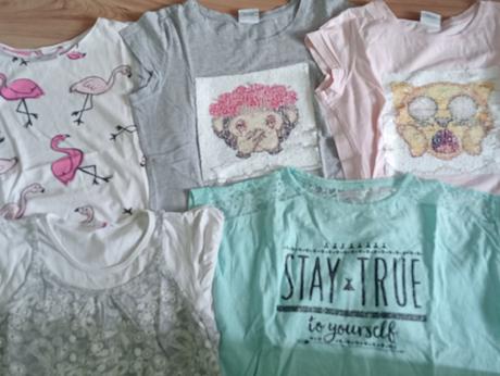 Tričká 5 ks veľ. 152, 152