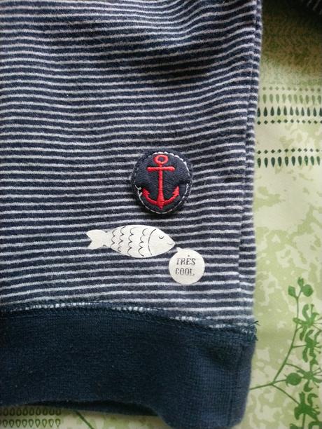 Chlapčenská pásikavá mikina, baby club, baby club,80