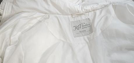 Dlhá prešívaná bunda s opaskom, xl