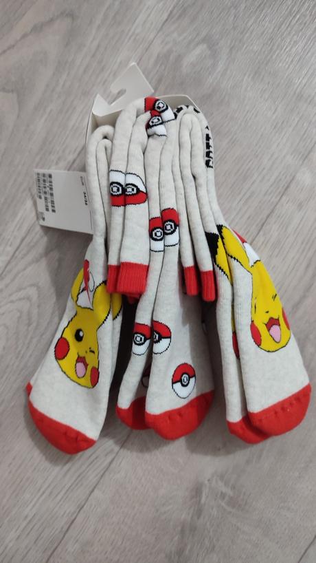 Froté ponožky pokémon, h&m,34 / 35 / 36