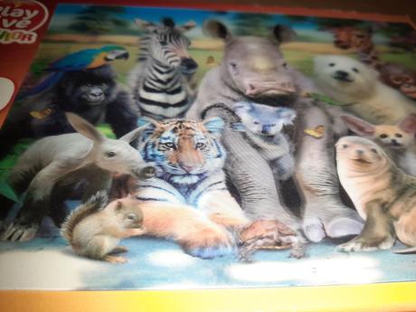 3d puzzle zvieratká, 