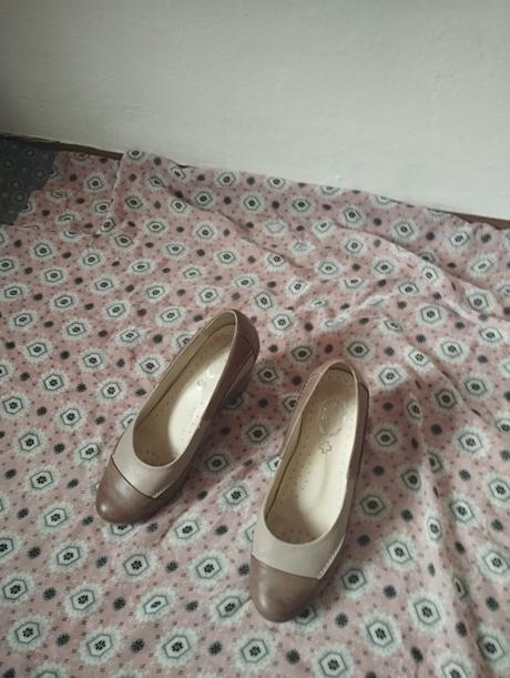 Pohodlné kožené lodičky, 39