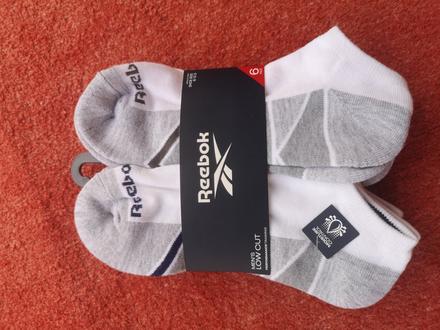 Reebok pánske ponožky 6 párov veľkosť 40 - 46, reebok,40 / 42 / 44 / 46