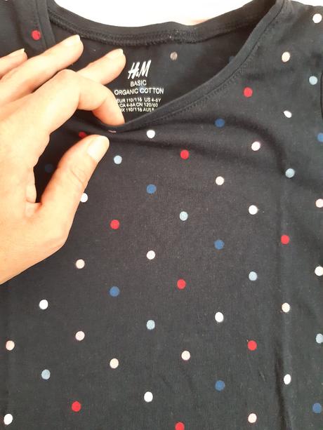 3+1 tričko kr. rukáv, h&m, veľ. 110/116, h&m,116