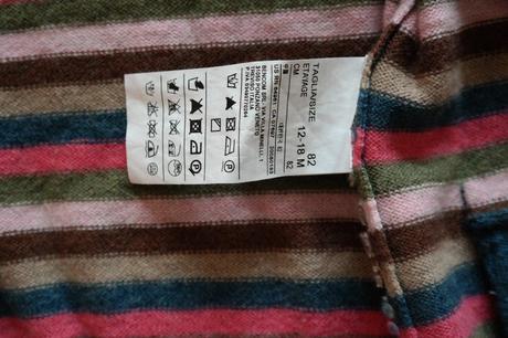 Sveter pásikový, benetton,80