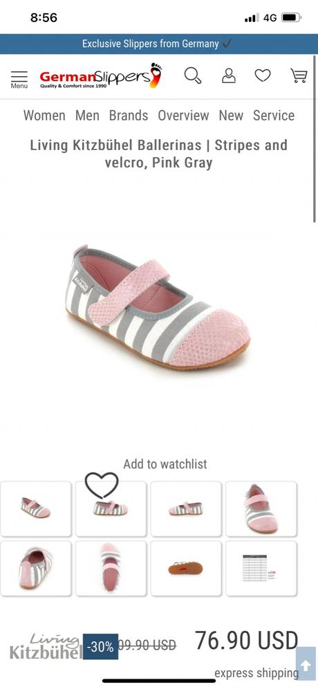 Living kitzbuhel baleriny papuče vel.25, 25