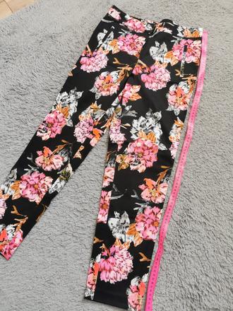 Nohavice kvety, f&f,s
