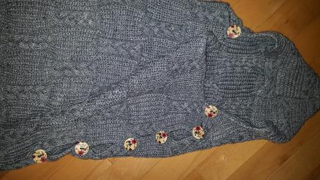 Teplý štrikovaný fusak, 