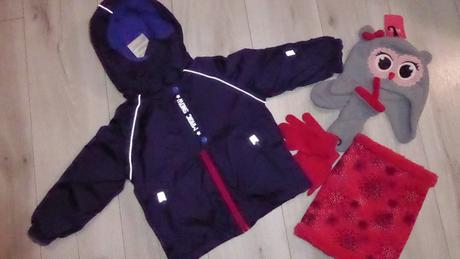 Bunda zimná nová teplá s vnút. pásom, kiki&koko,98