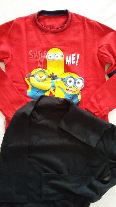 Detské tričko mimoni a rolák veľ. 134, 134