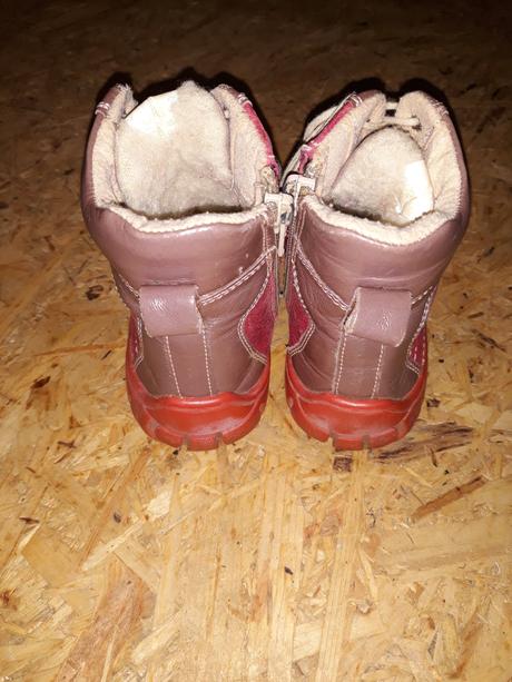 Celokožené dievčenské zimné topánky wanda 23, wanda,23