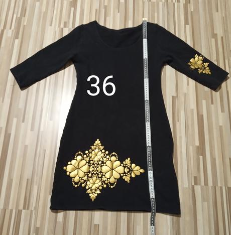 Sviatočné šaty 36 bavlna elastan, 36