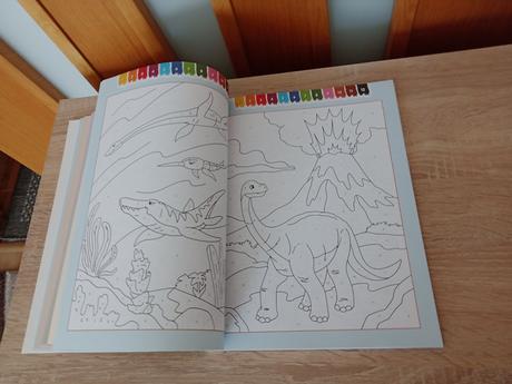 Maľovanie podľa čísel -dinosaury, 