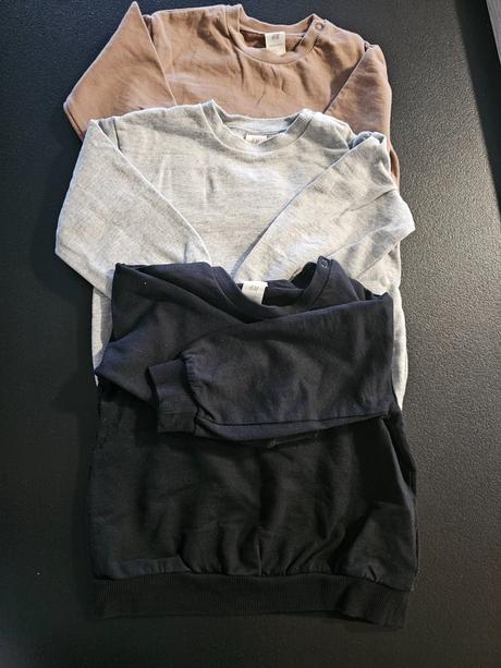 3x mikina hm, h&m,92