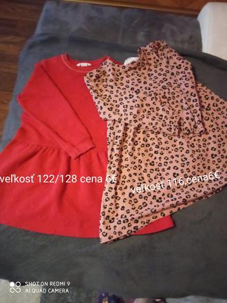 Dievčenské šaty, h&m,116