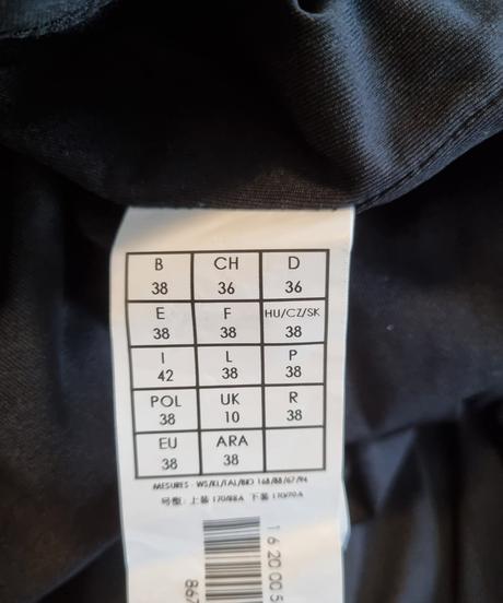 Elegantne cierne saty velkost 38-40, promod,40