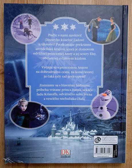 Kniha disney "ľadové kráľovstvo / frozen", 