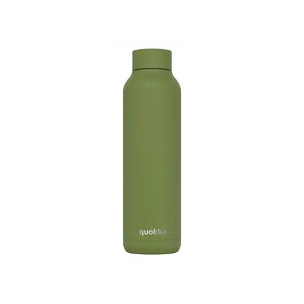 Quokka solid, nerezová fľaša / termoska olive gree, 