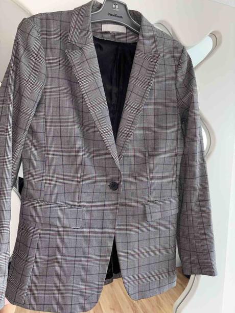 Kárované sako h&m 36, h&m,36 / s