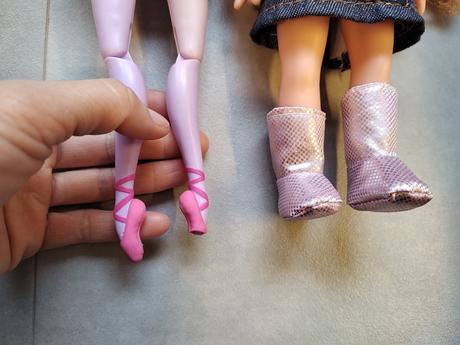 Barbie baletka a moderná bábika, 